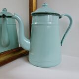 Water green enamelled coffee maker