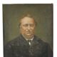 Antique Painting Portrait of a Man Signed Early 20th Century
