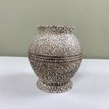 Vase en émail crispée