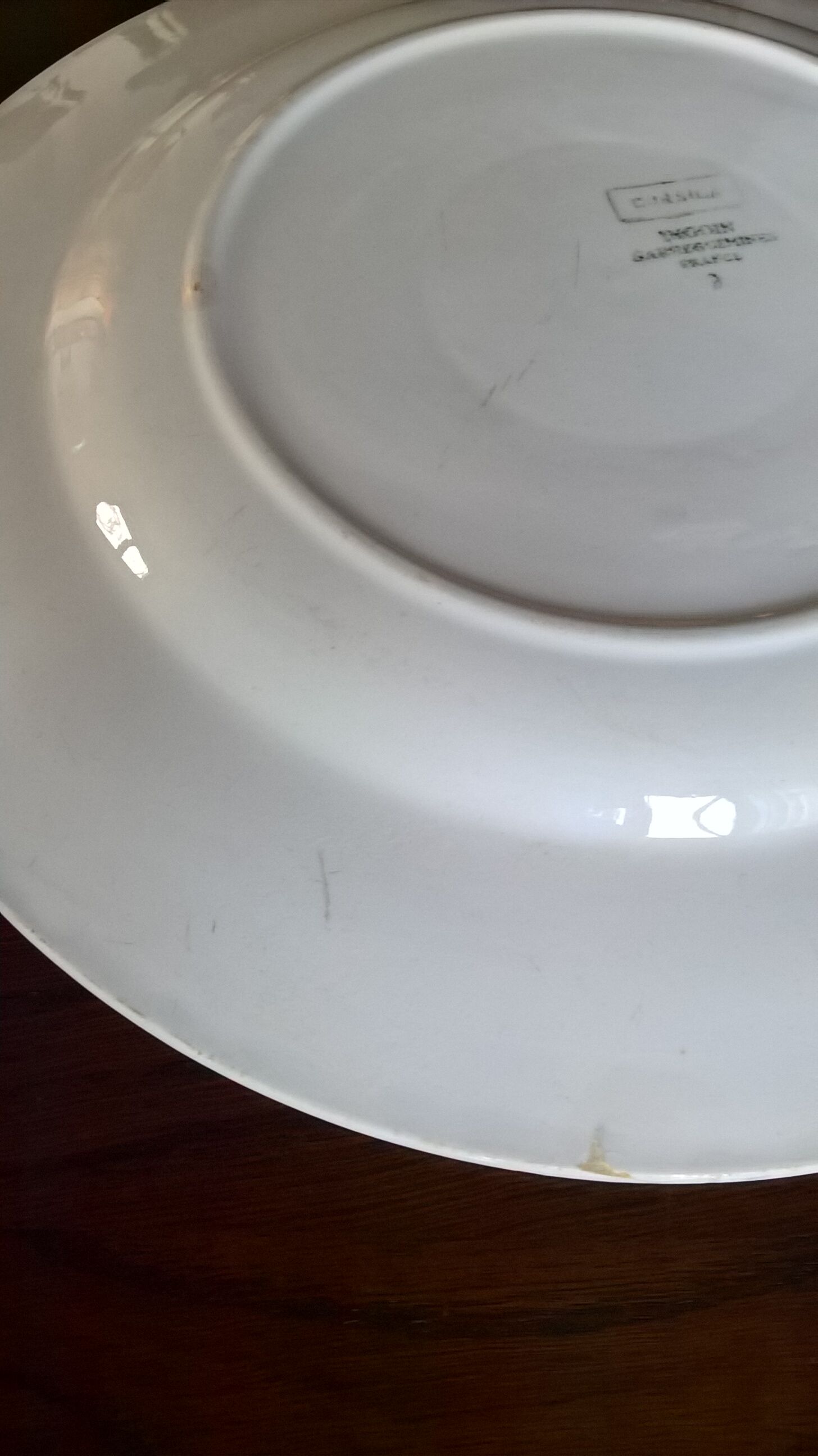 Plate Digoin Sarreguemines Corsica