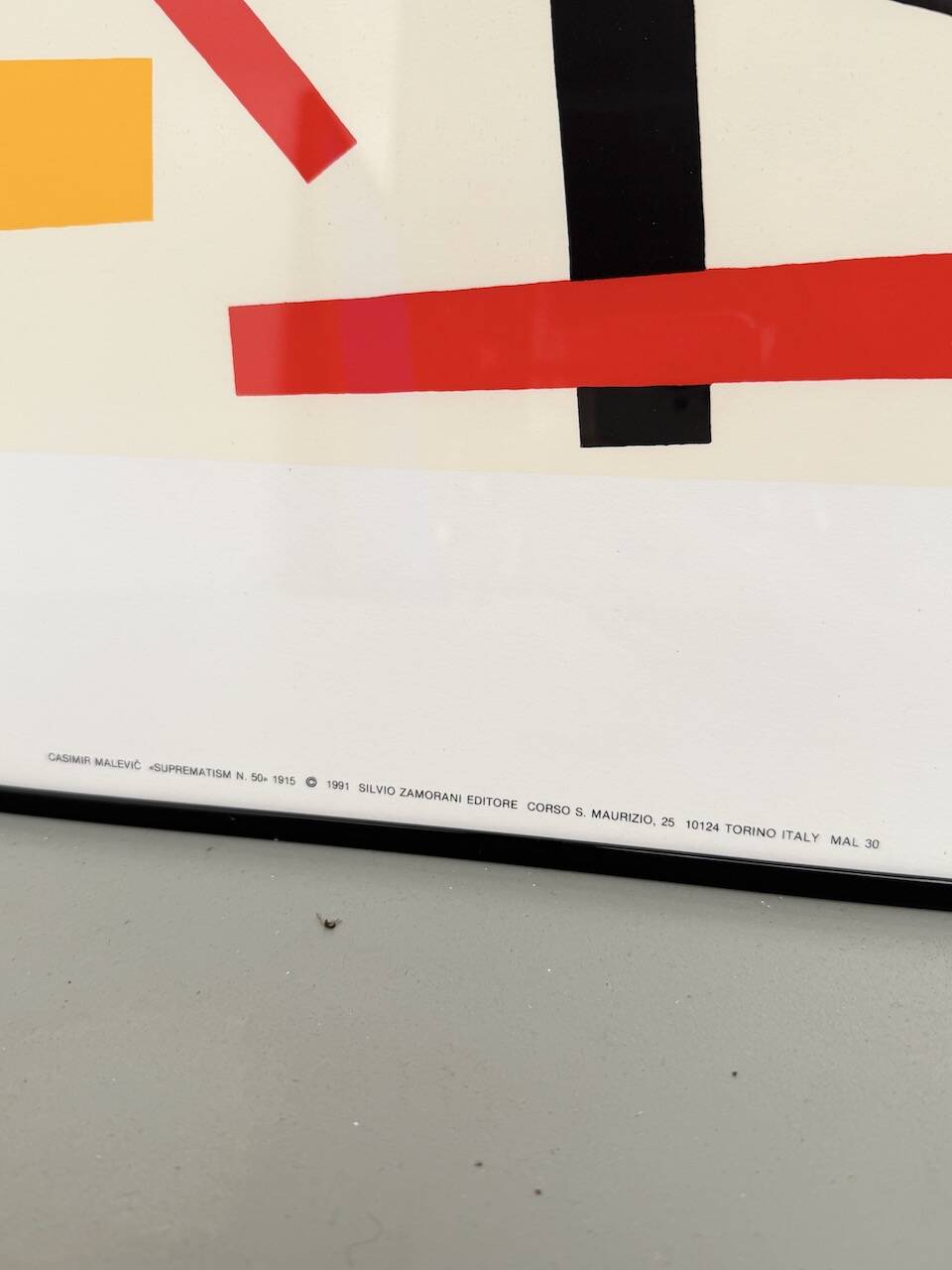 Set of 3 frames with Casimir Malevic lithographs