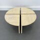 Italian Travertine Coffee or Side Tables, 1970s, Set of 4