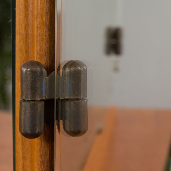 Coiffeuse scandinave En Teck Du milieu Du Siècle Avec Miroir Et 4 Tiroirs, Années 1960