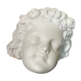 Tête d'enfant en biscuit