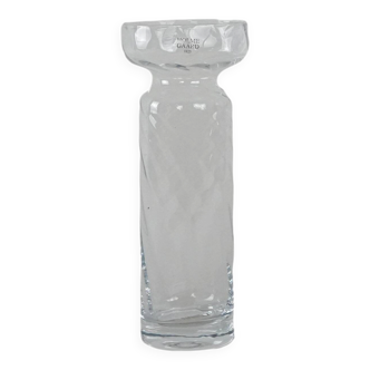 Glass vase, Danish design, 1970s, manufacturer: Holmegaard