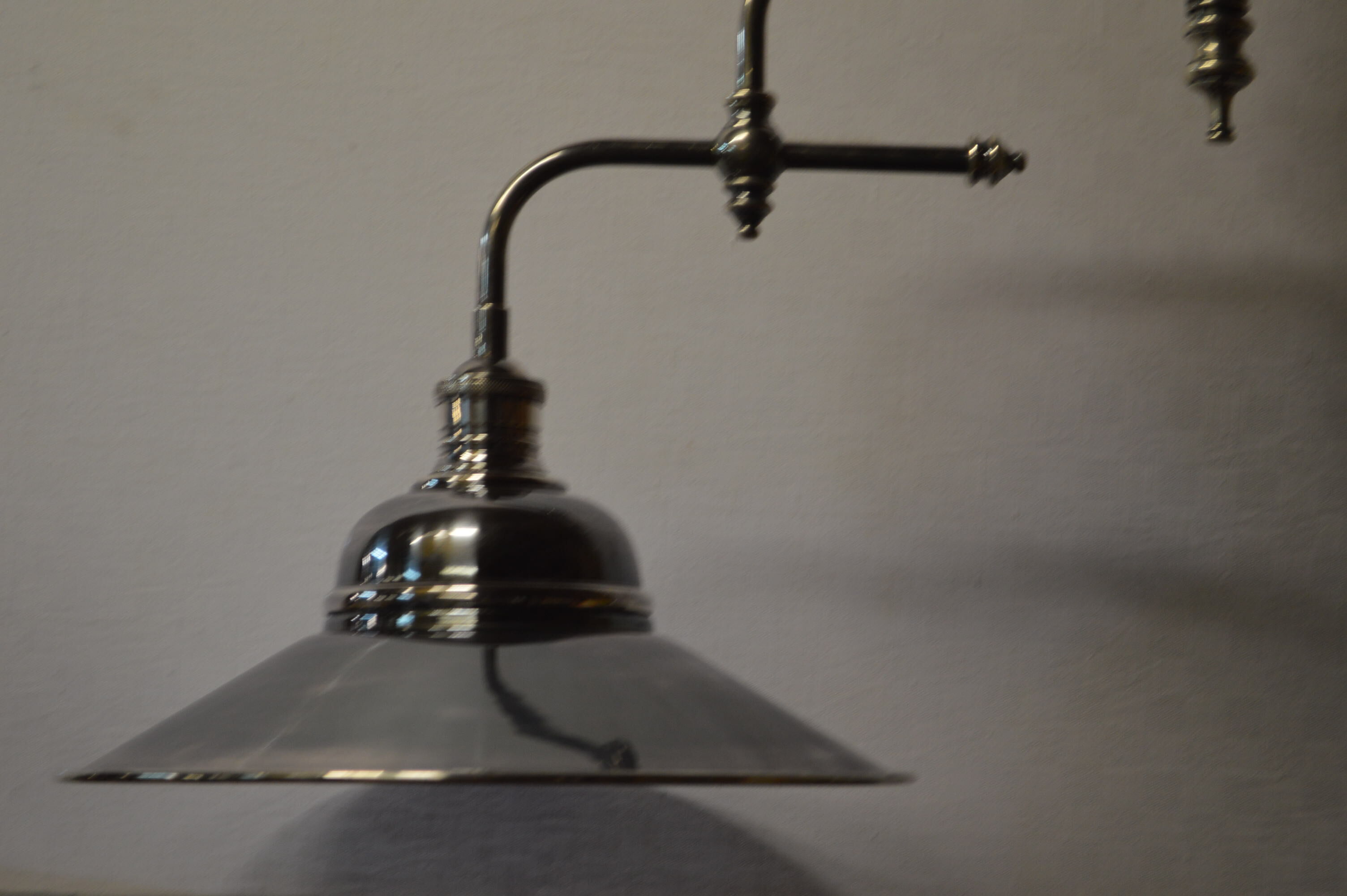 Billiards chrome brass chandelier