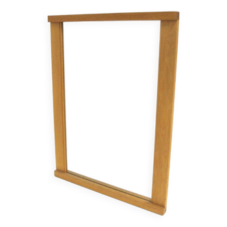 Scandinavian oak mirror Fröseke by Nybrofabriken, Sweden 1960
