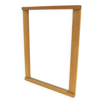 Scandinavian oak mirror Fröseke by Nybrofabriken, Sweden 1960