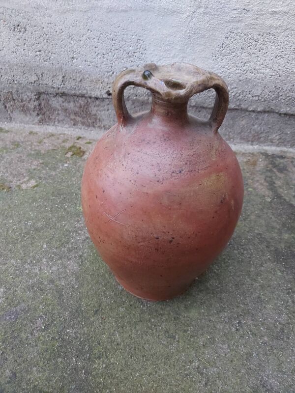 Cruche jarre à huile en terre cuite