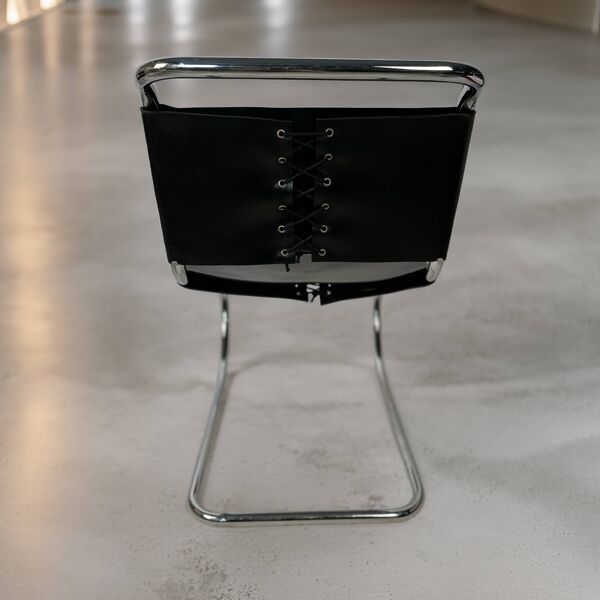Set of 4 1970s Cantilever Chairs – in the style of Mies van der Rohe (MR10)