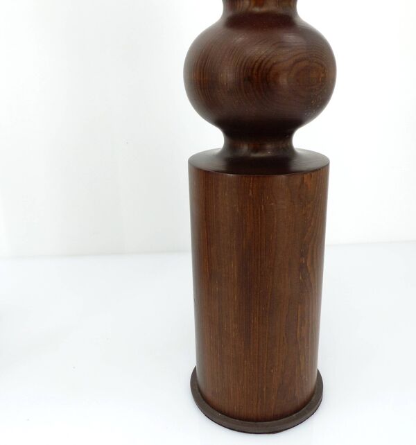 Paire de lampes de table scandinaves en pin par Uno Kristiansson pour Luxus