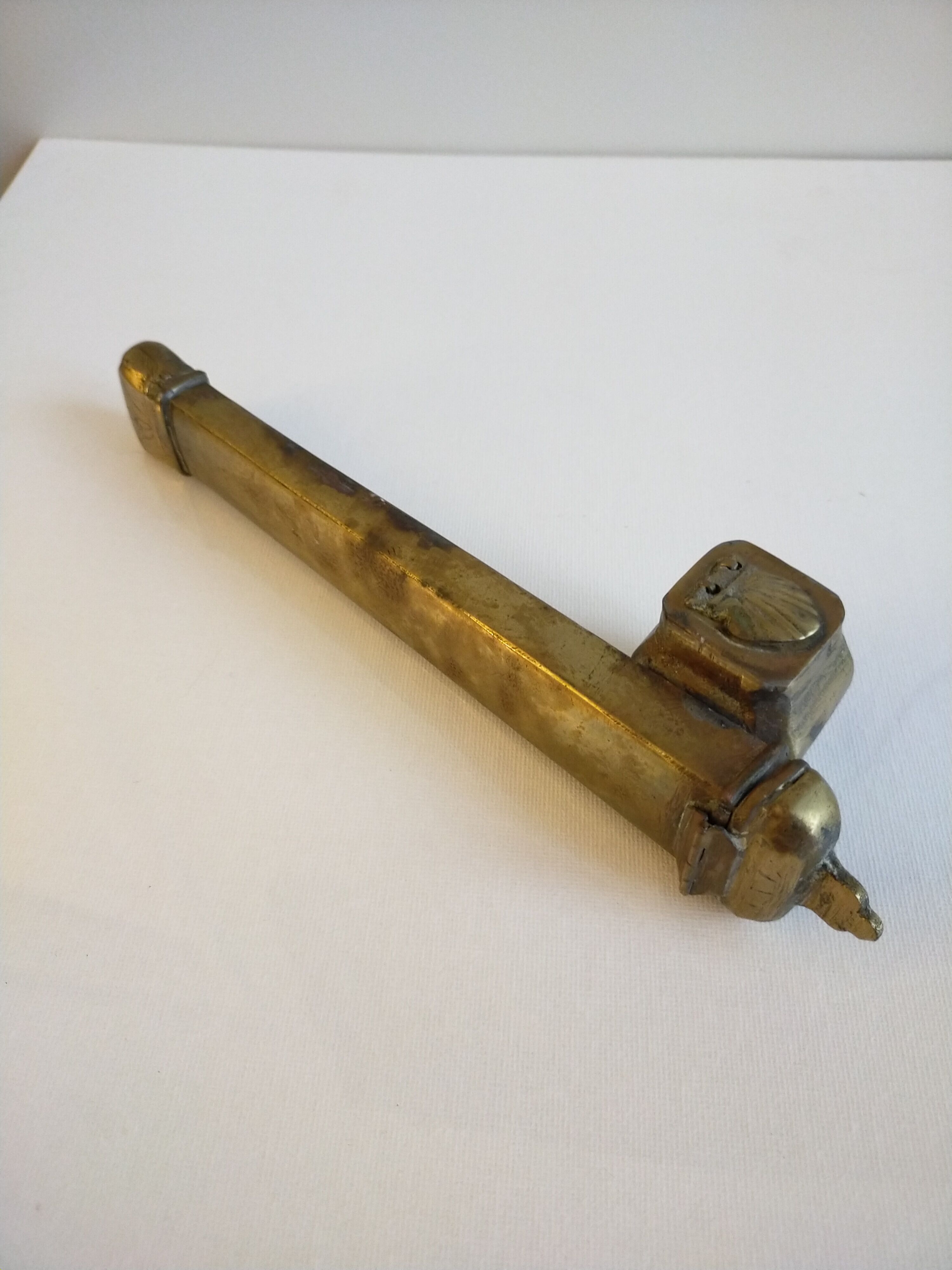 Brass case for writing