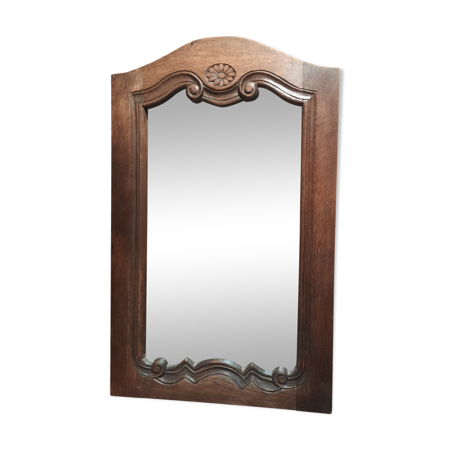 Old oak mirror