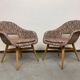 Vintage armchairs in fibreglass by Miroslav Navrátil
