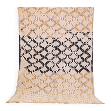 Beige Vintage Moroccan Rug 178 x 286 cm - Berber Wool Rug - Handmade Rug