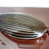 Vase soliflore in blown glass, art deco style