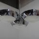 Chrome-Plated Functionalist Chandelier by Zukov, 1940s