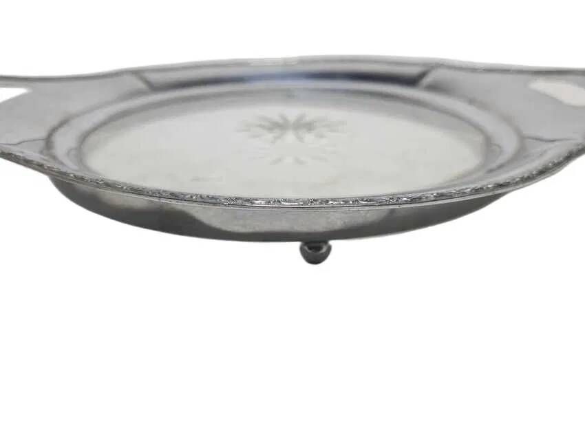 Bmu art deco tray for glasses with a mirror