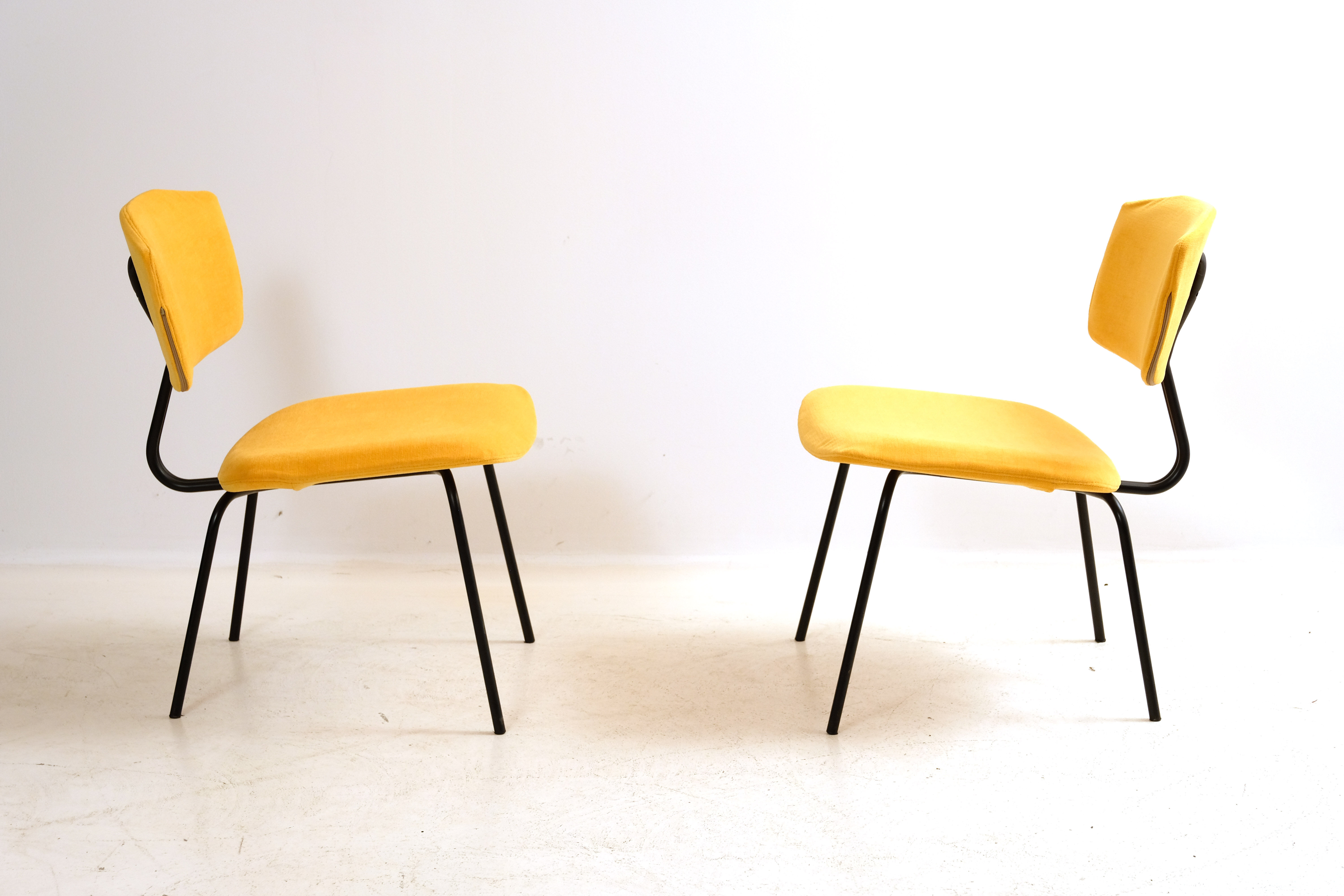 Pair of chairs Sunday C. Sclafert 1950's