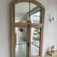 Eighteenth-century oak window mirror.