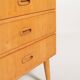 Six-Drawer Birch Chest, Scandinavia, 1950s/60s