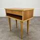 Vintage blond wood bedside table, 1960s