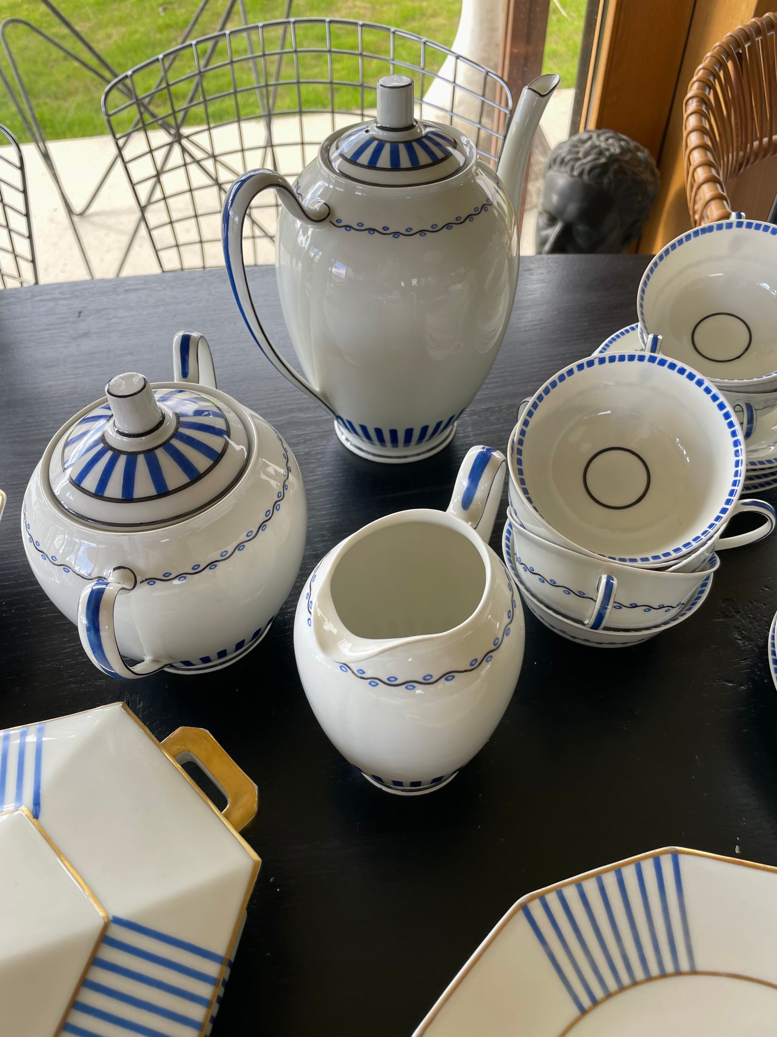 Set XXL crockery Limoges A.Lanternier