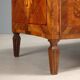 Pair of antique neoclassical walnut commodes from the 18th century.