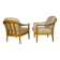 Cherrywood Club Chairs by Klaus Warzecha for Wilhelm Knoll, Set of 2, 1970s