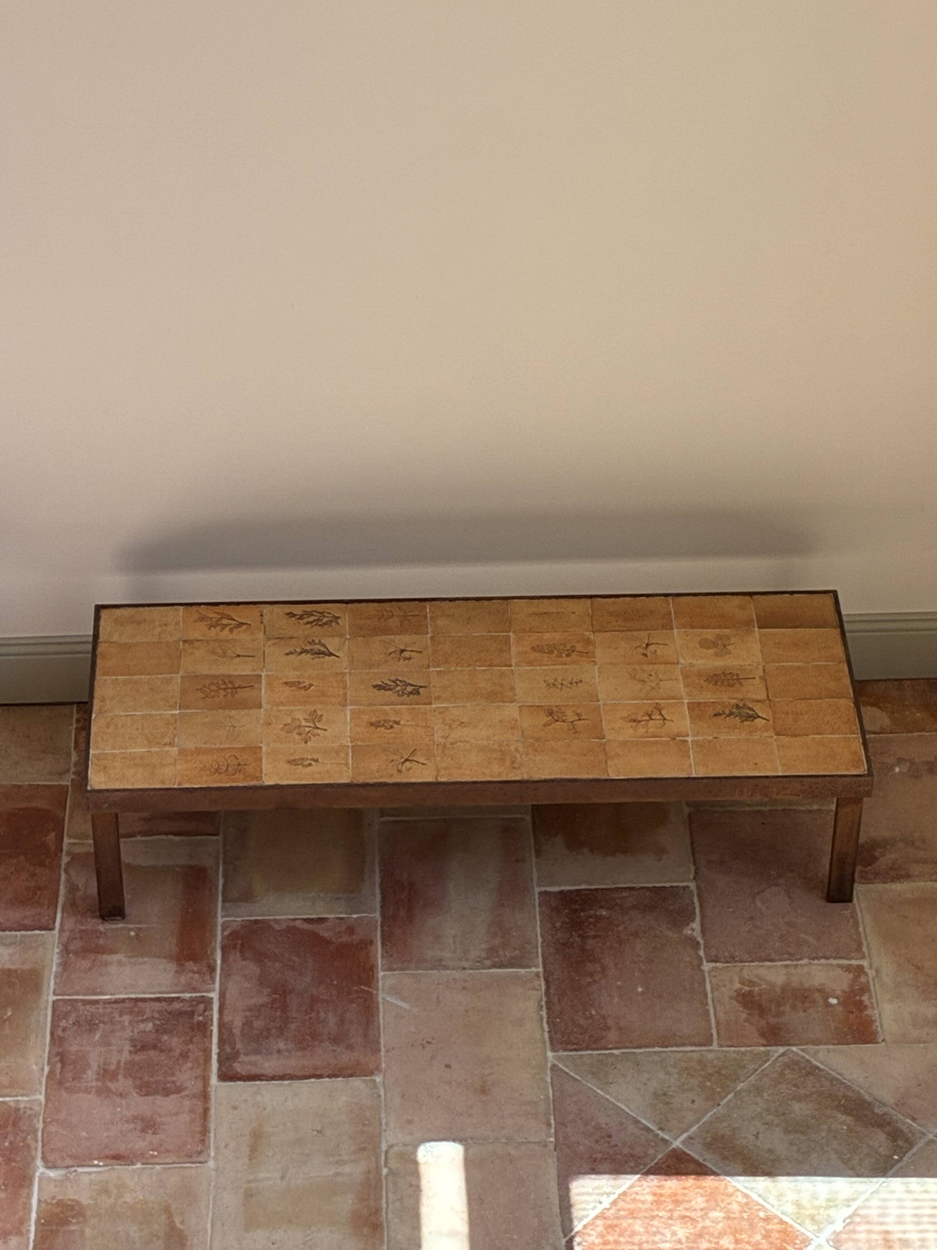 Table basse herbier capron
