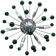 Murano glass flush mount