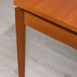 Vintage extendable teak dining table, 1960s