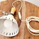 Vintage clamp lamp - Wood and metal - 70s