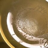 Vase en verre soufflé d'Éric Lindgren de la verrerie de Claret