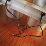 Wall lamp vintage double steel brush style space age