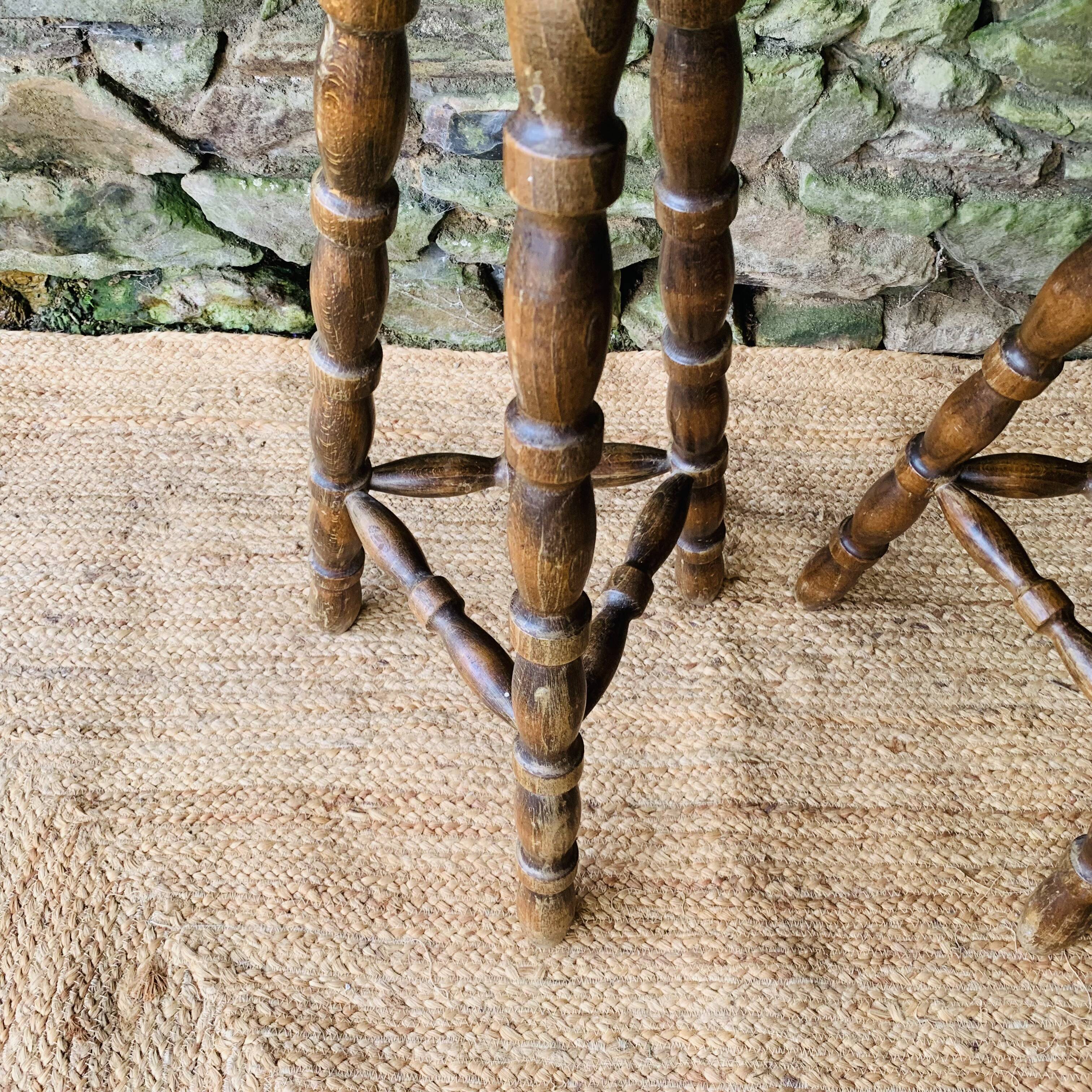 Pair of high stools