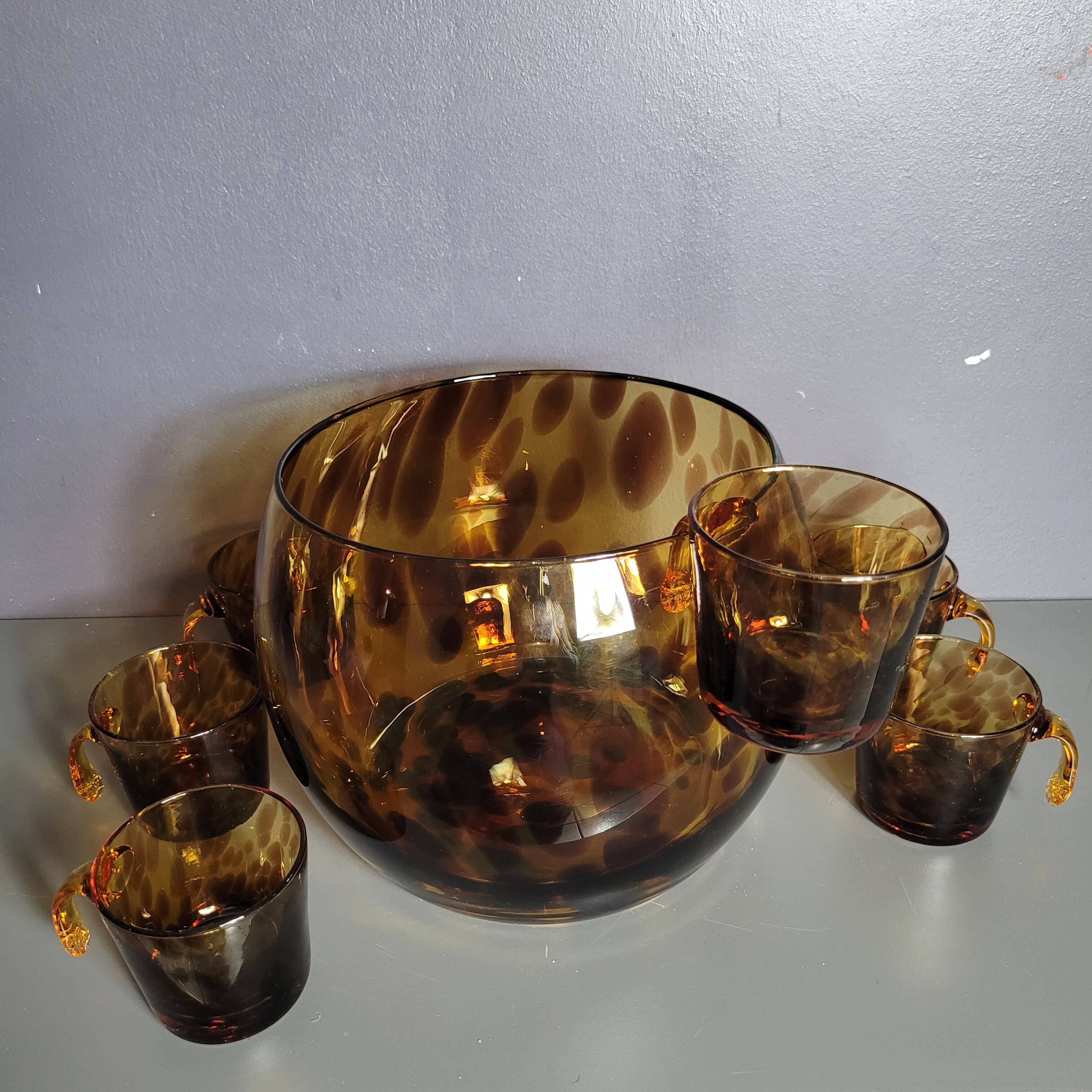 Blown glass punch service