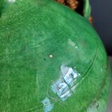 Green glazed terracotta oil jar