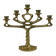 Mid-century large brutalist solid bronze candleholder, 1970s