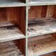 Large old shelf, furniture, library, boutique stand
