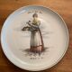 5 Dessert plates "The trades of Old Paris"