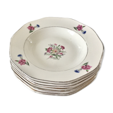 8 assiettes sarreguemines