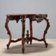 Small antique Louis-Philippe table in walnut, Italy, 19th century.