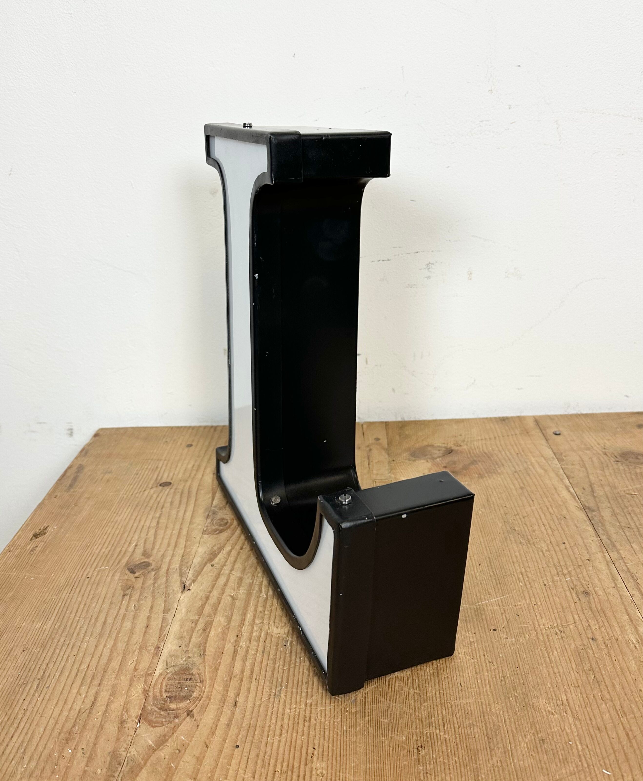 Vintage illuminated letter l , 1970s