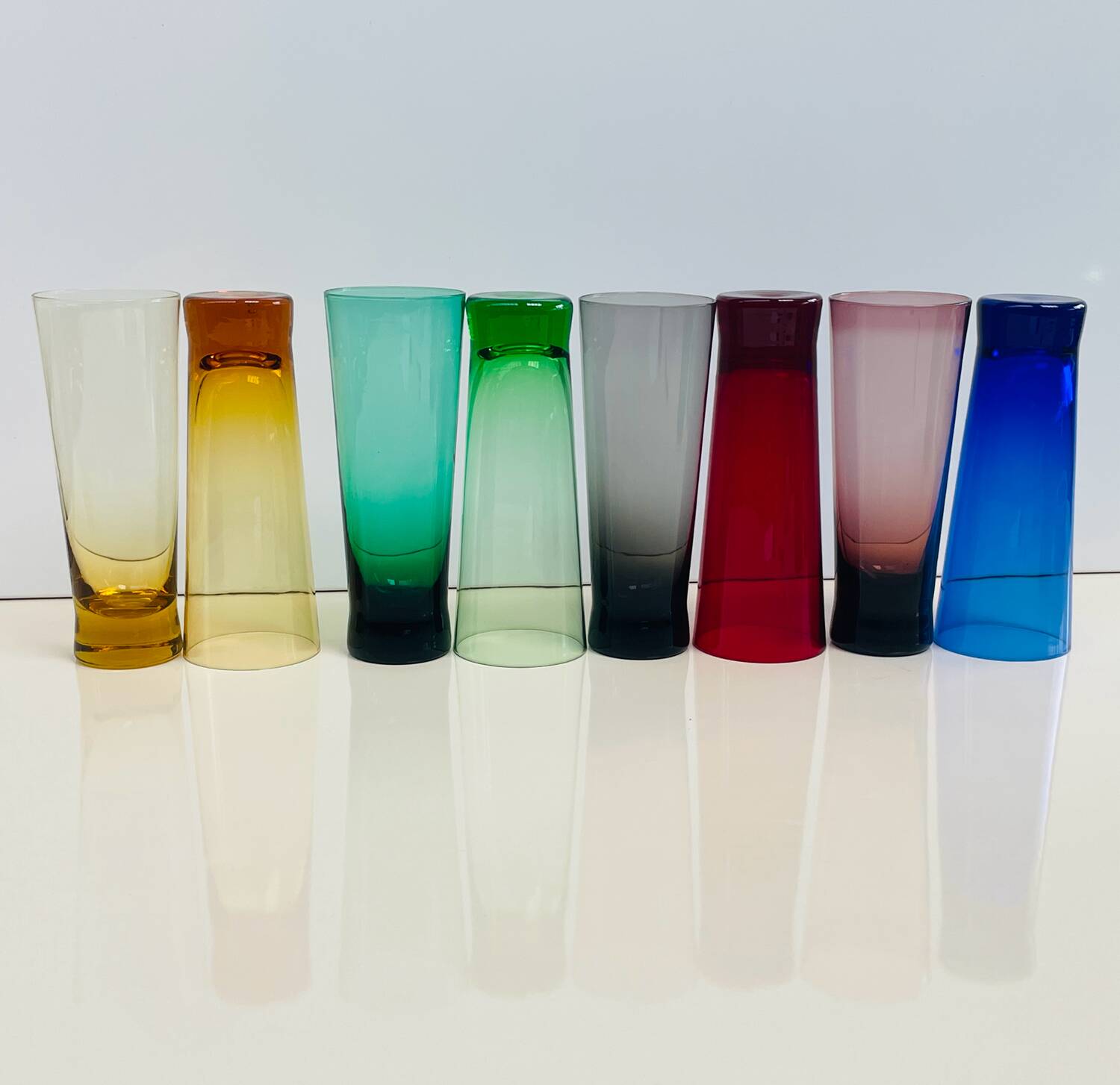 Service for orangeade in green colour, Scandinavian design 1960-70.