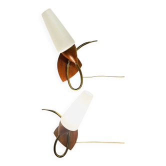 Pair of 1950 wall lights