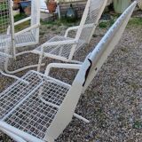 Vintage metal garden chairs