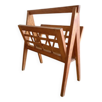 Porte-revues en bois, style scandinave