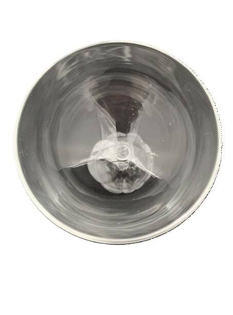Coupe en cristal de JG Durand pied dauphin