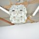 Brutalist glass chandelier by kamenicky senov, 1970s